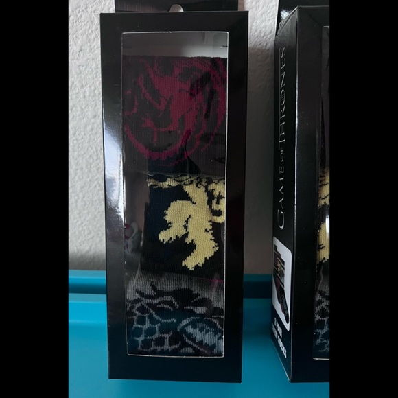 2 Packs of Game of Thrones 3-Pair Crew Socks, New, Shoe Size 6-12 - Picture 2 of 13